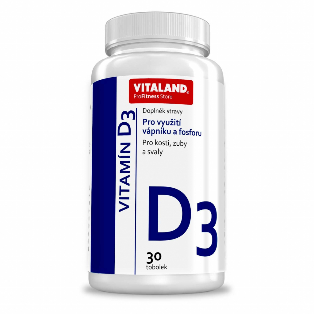 Vitaland Vitamín D3 30cps