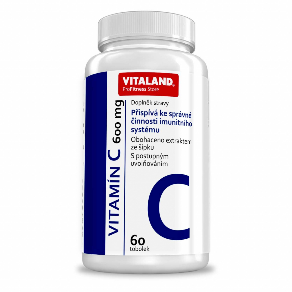 Vitaland Vitamin C 600mg 60cps