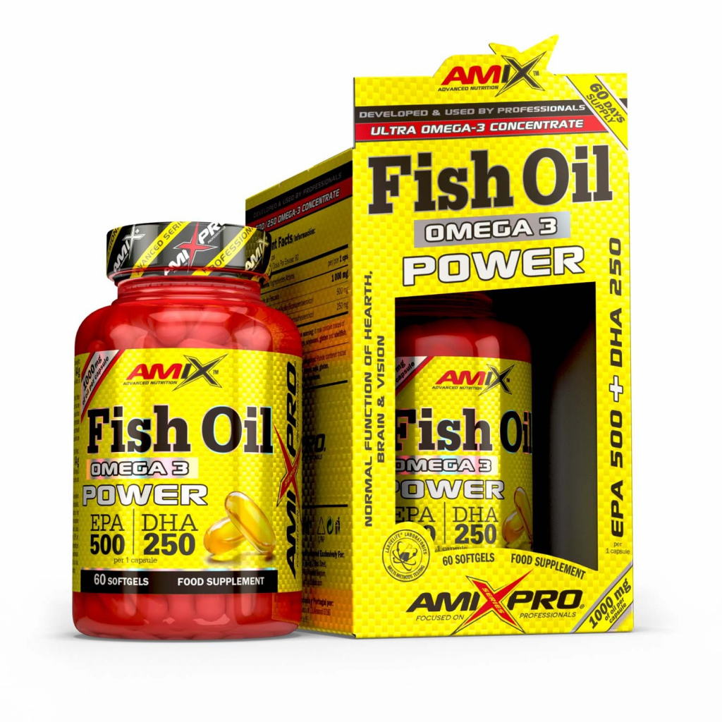 AmixPro® Fish Oil Omega3 Power 60 softgels BOX