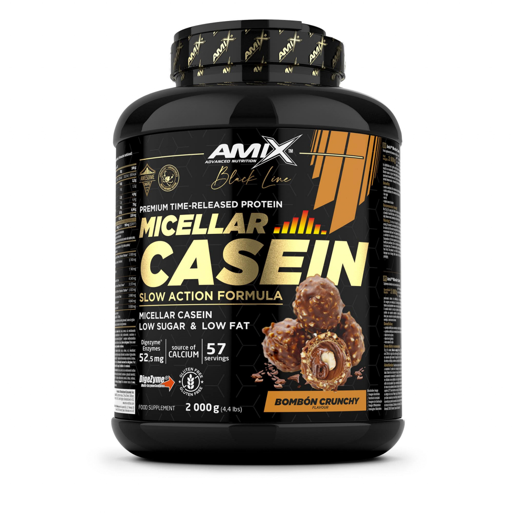 Black Line Micellar Casein 2000g - bombón crunchy