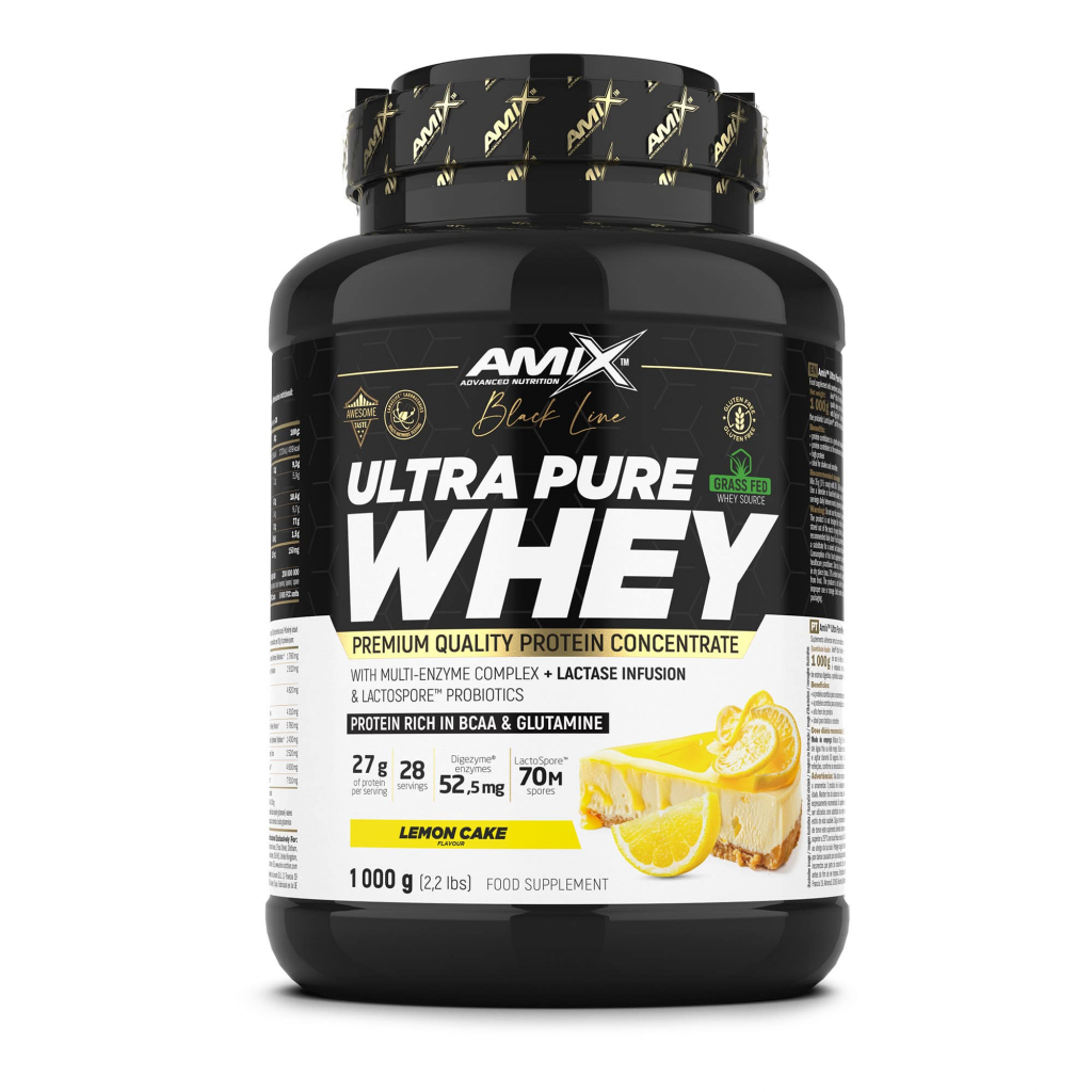 Black Line Ultra Pure Whey Protein 1000g - lemon cake