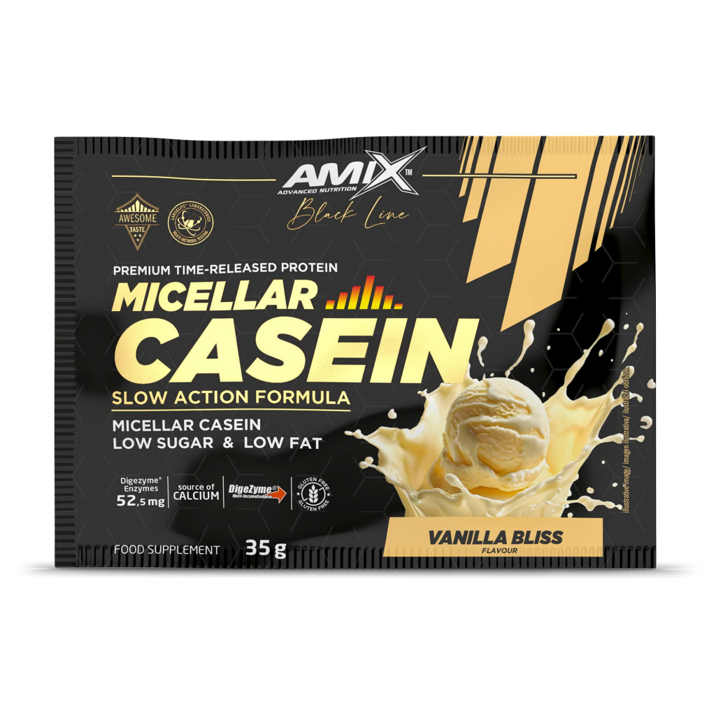 Black Line Micellar Casein sachets 35g - vanilla bliss