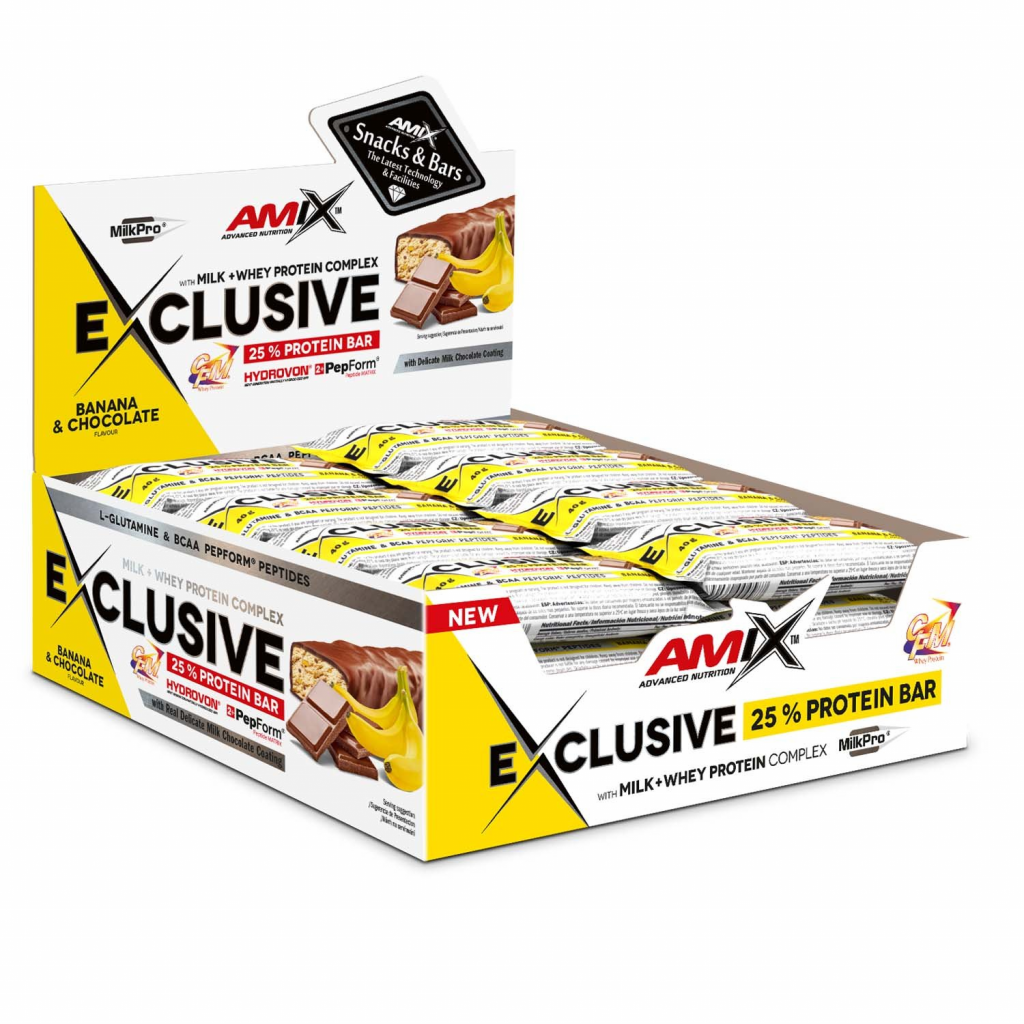 Exclusive Protein Bar 24x40g Banana