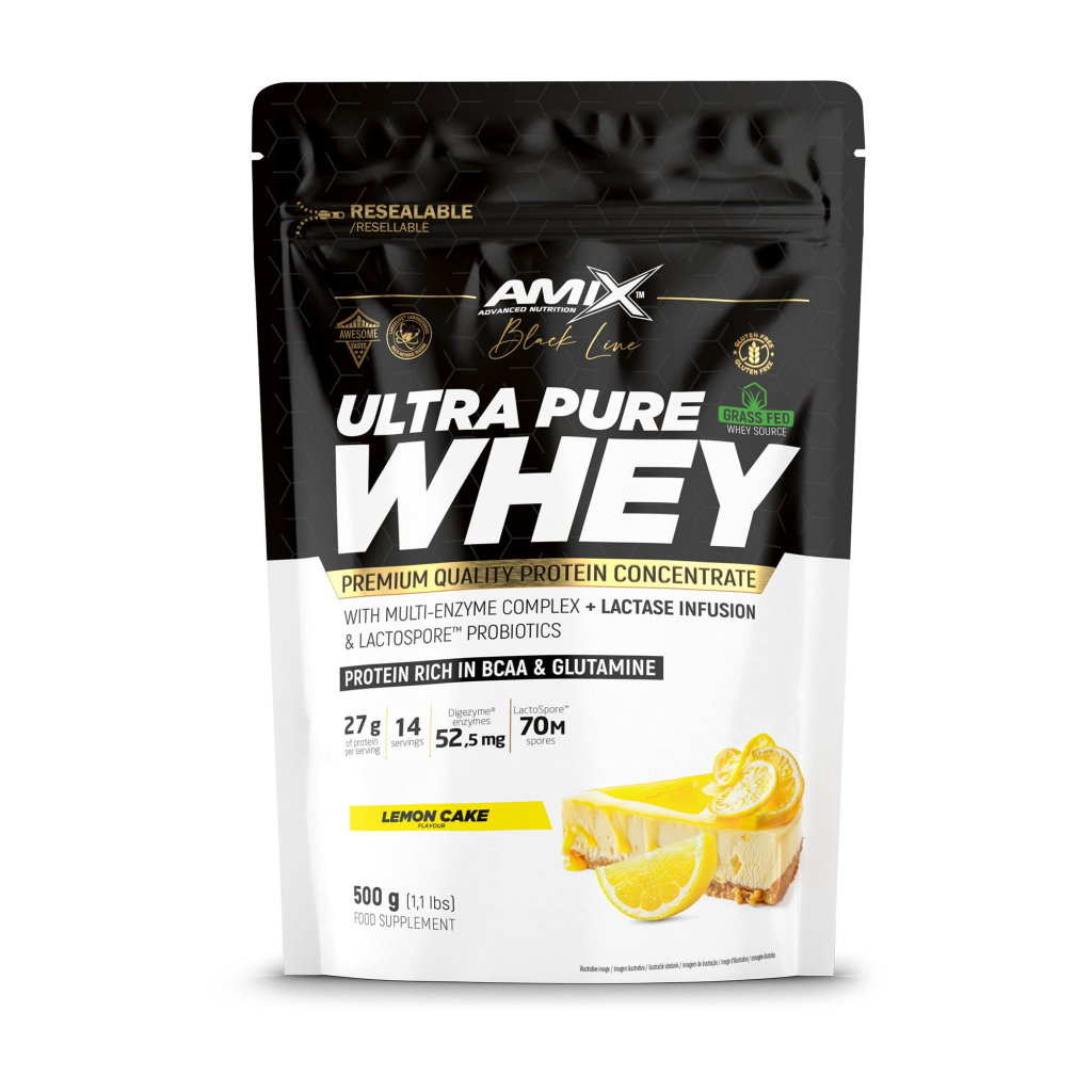 Black Line Ultra Pure Whey Protein DOYPACK 500g - lemon cake