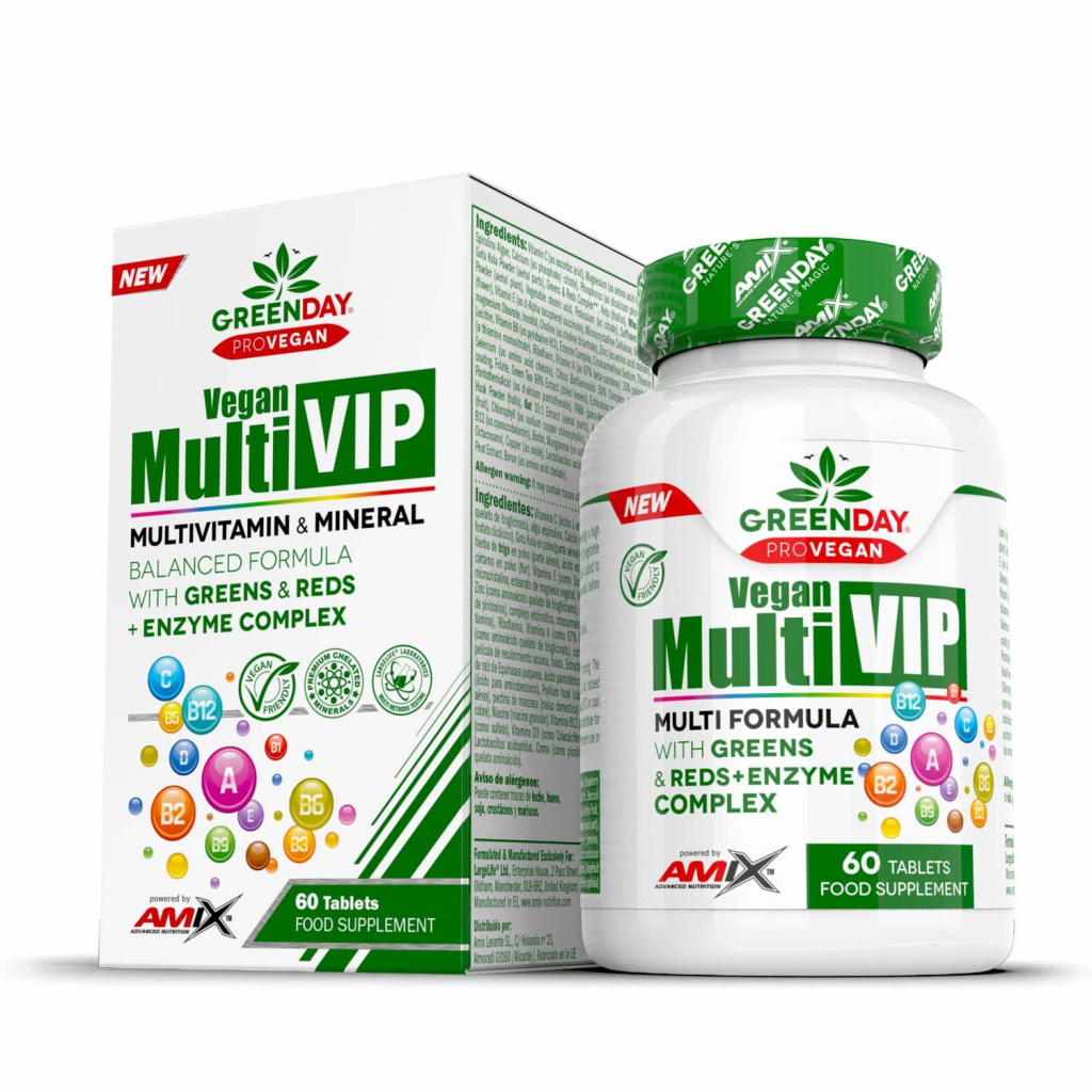 GreenDay® ProVEGAN Vegan Multi VIP 60 tbl. BOX