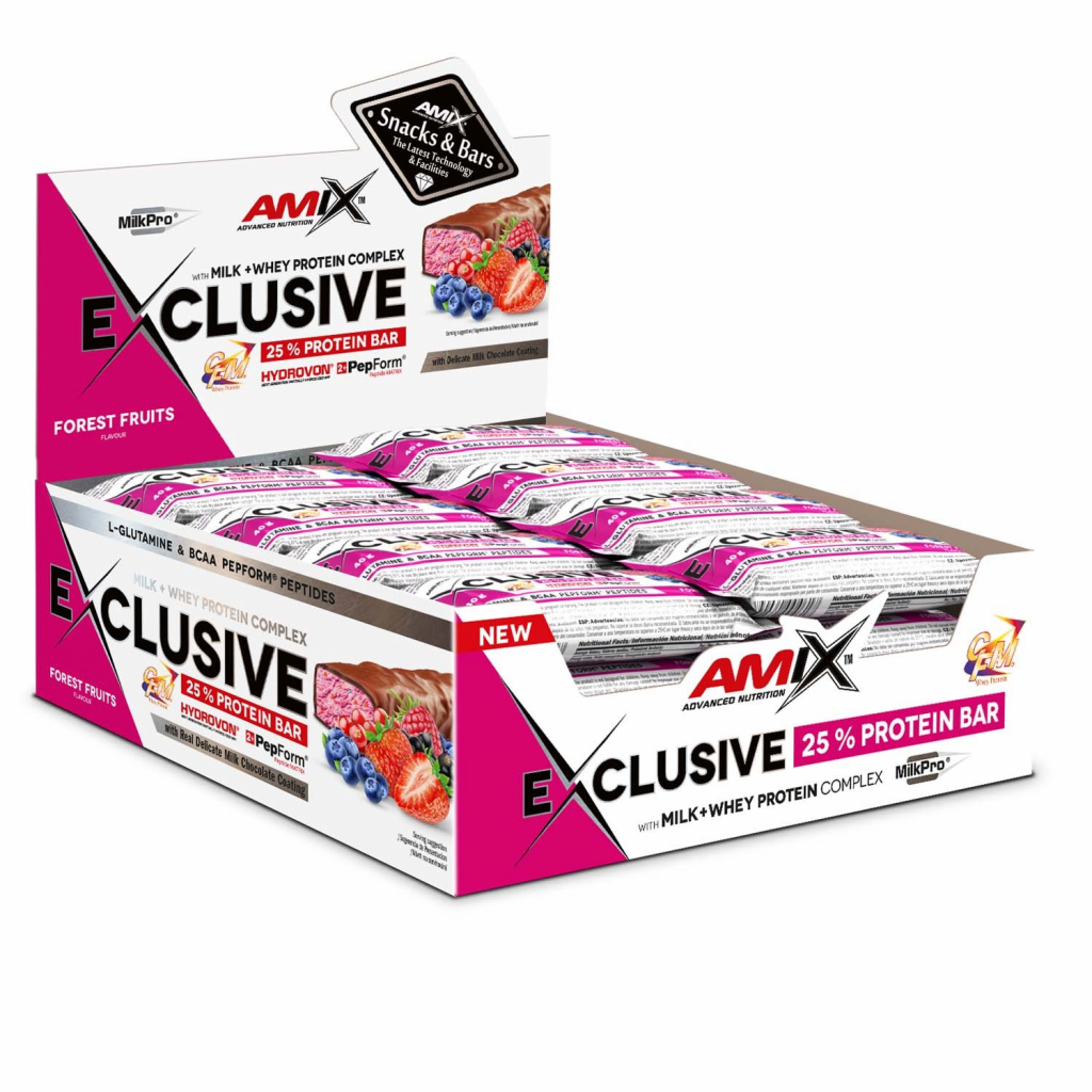 Exclusive Protein Bar 24x40g Raspberry