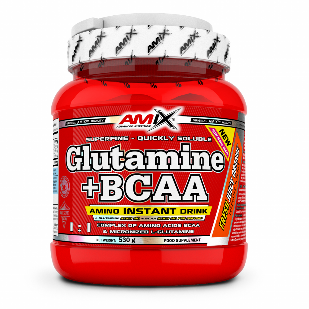 Amix L-Glutamine + BCAA 530g ORANGE