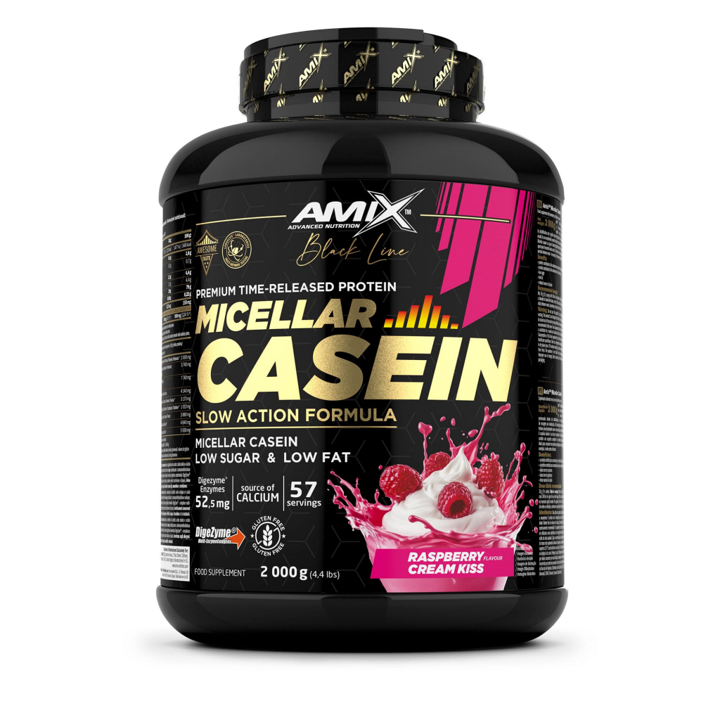 Black Line Micellar Casein 2000g - raspberry cream kiss