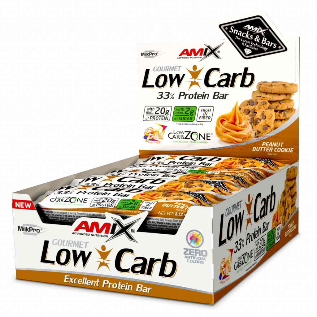 Low-Carb 33% Protein Bar Peanut Butter 15x60g