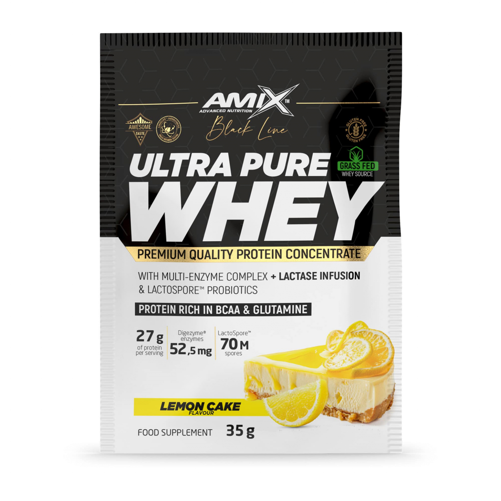 Black Line Ultra Pure Whey Protein sachets 35g - lemon cake