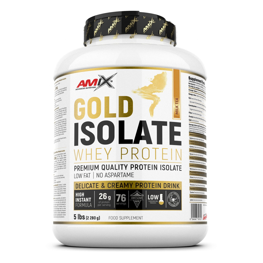 Gold Whey Protein Isolate 2280g-5lbs - Milk Tea