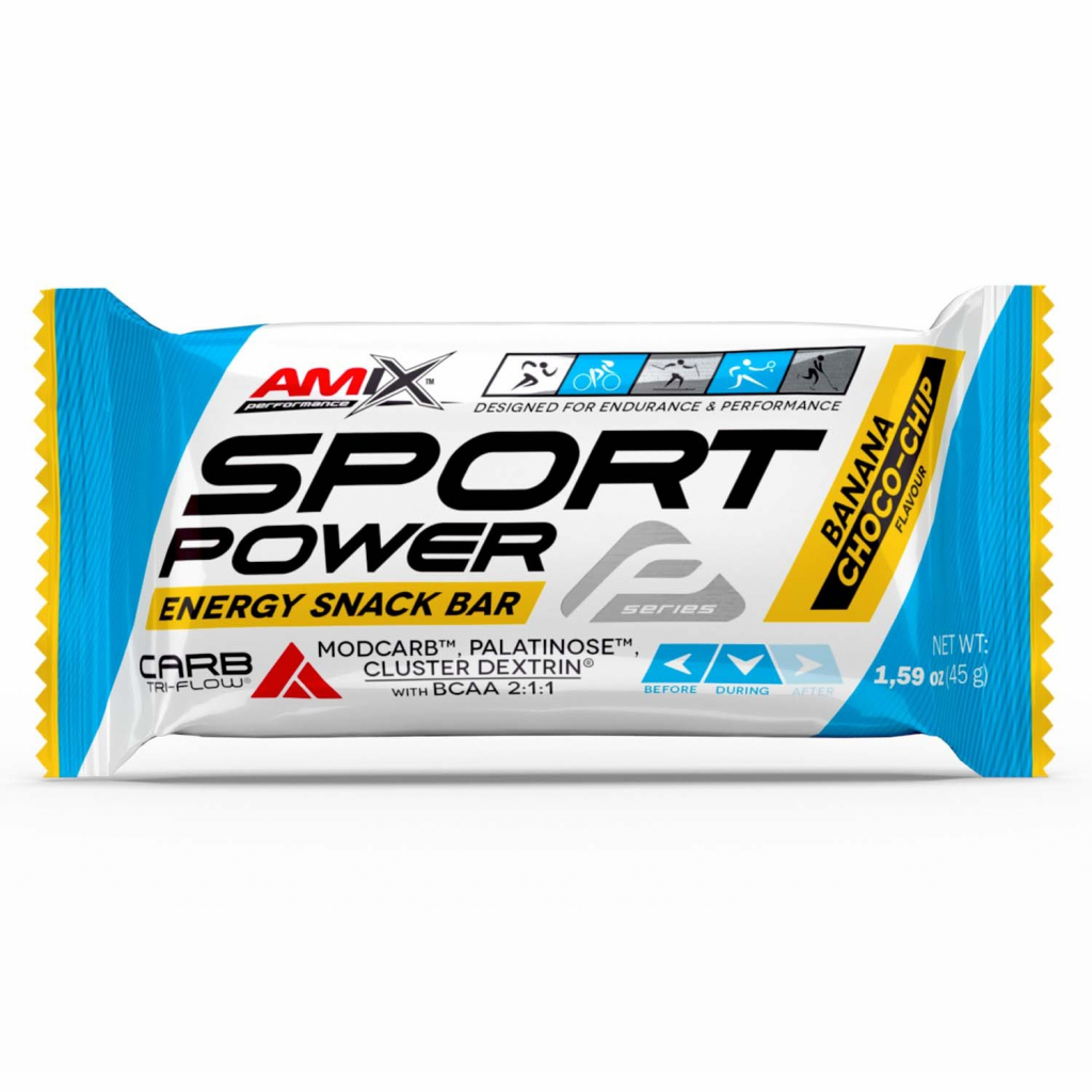 Performance Amix Sport Power Energy Snack Bar 45g Banana
