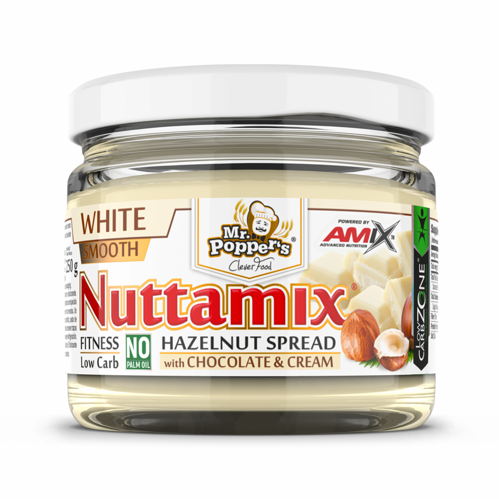 Mr.Popper´s - Nuttamix® Crunchy Smooth White 250 Mr.Popper´s - Nuttamix® Crunchy Smooth White 250g 